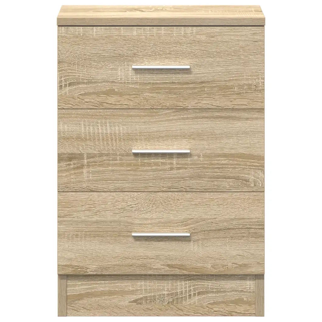 Comodini 2 pz Rovere Sonoma 38x35x56 cm in Truciolato cod mxl 30972