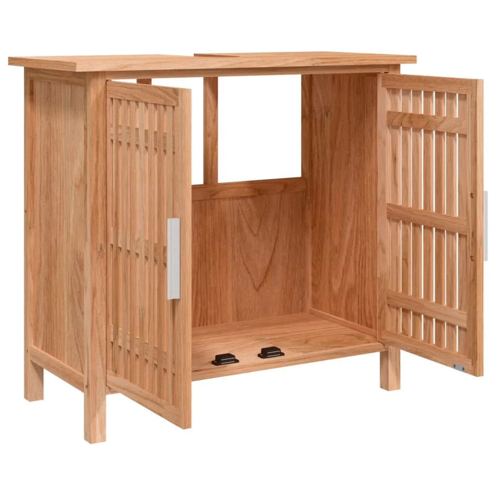 Mobile bagno 66 x 29 x 61,5 cm in legno massello di noce 02_0006545