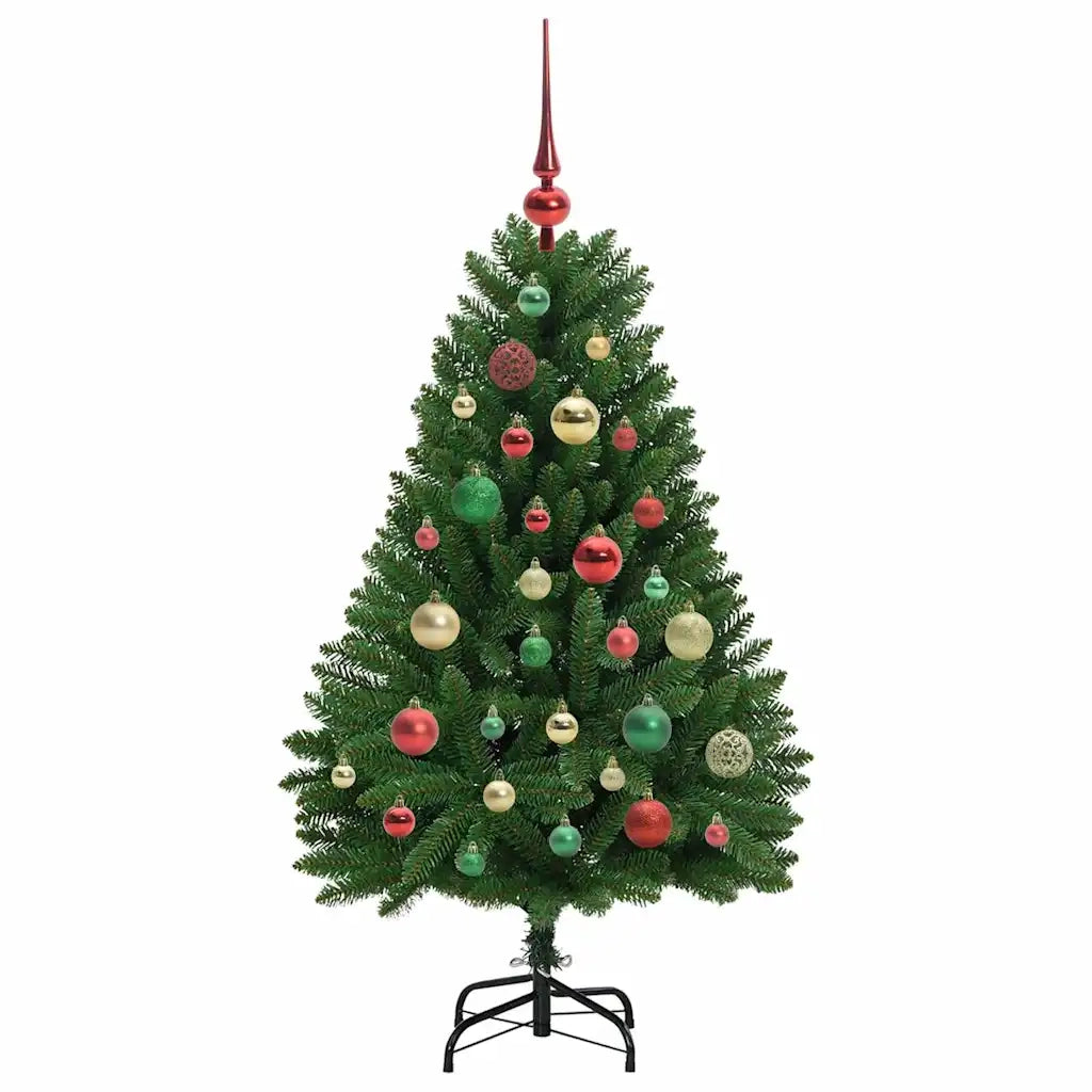 Albero di Natale artificiale Verde 120 cm PVC e Metallo