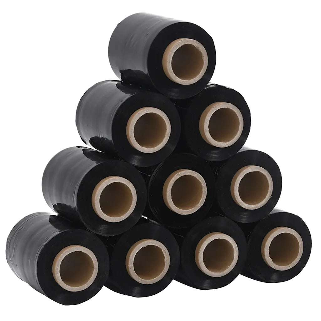 Film Estensibili 10 pz Nero 23 μm 10 cm x 150 m 4104883