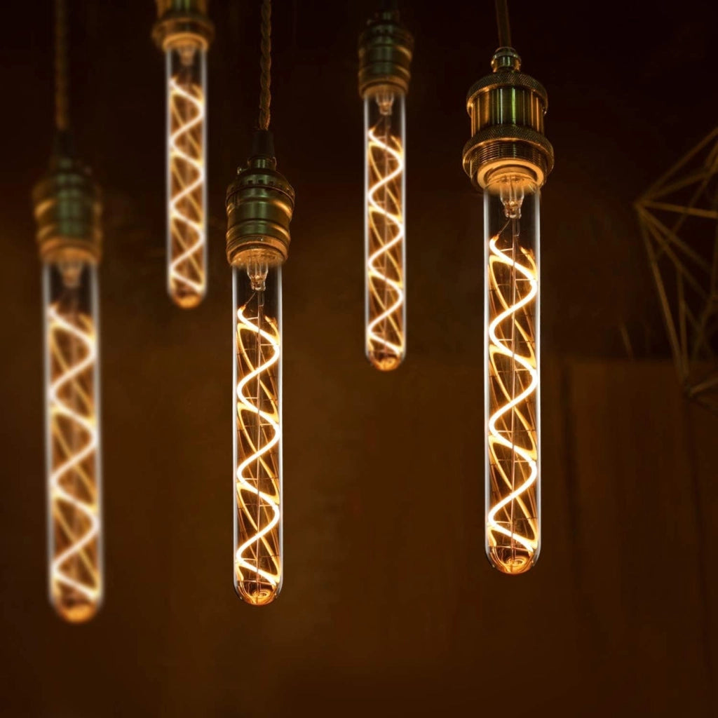 ZMH Lampadina LED tubolare vintage E27 4W Bianco caldo