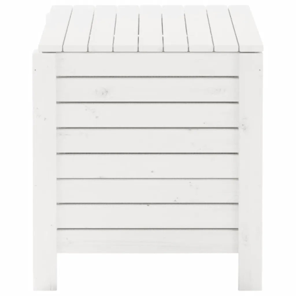 Contenitore con Coperchio RANA Bianco 100x49x54cm Massello Pino 4002324