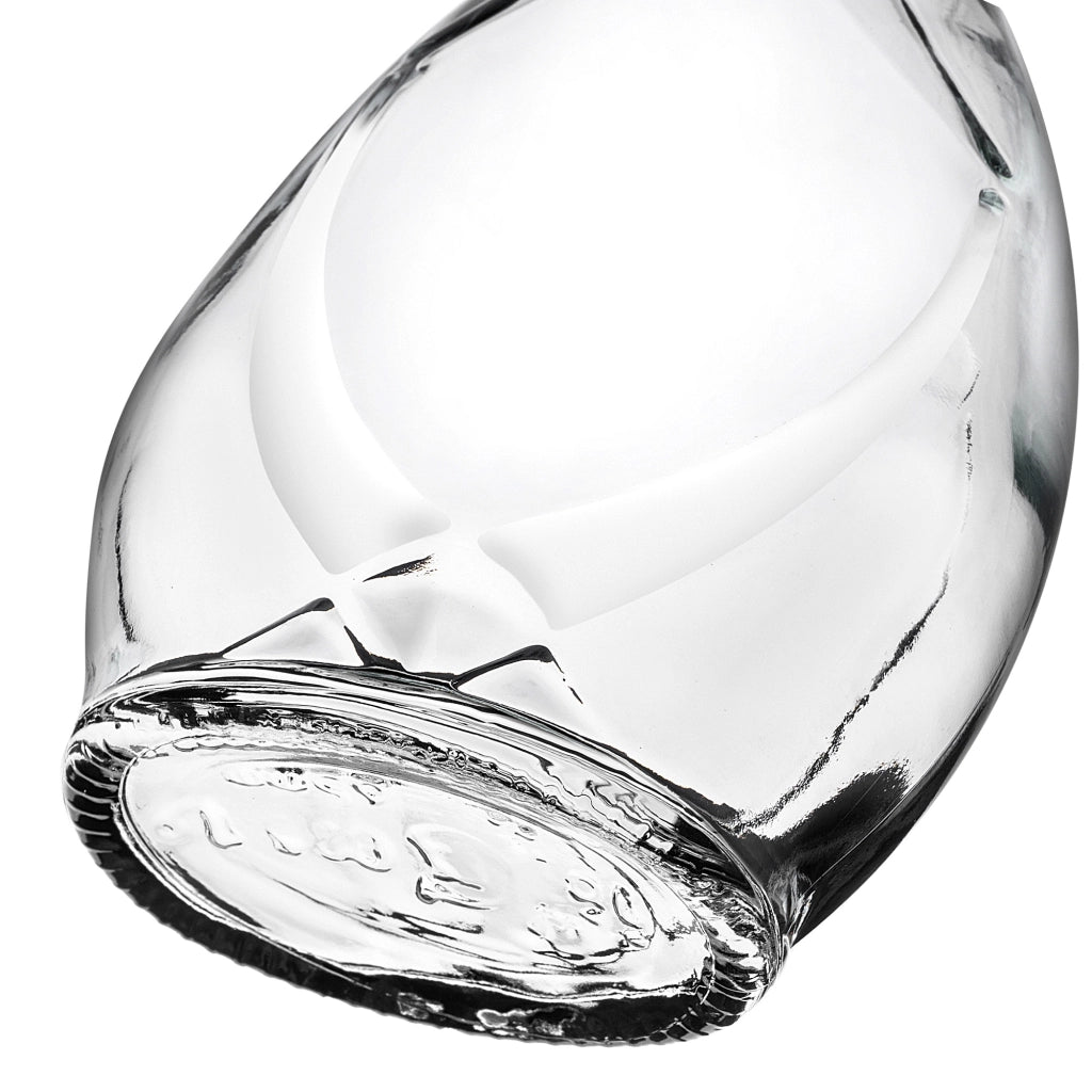 KADAX 5 bottiglie in vetro Icona da 250 ml per vino, liquori, distillati, alcolici, succhi di frutta con tappo di sughero