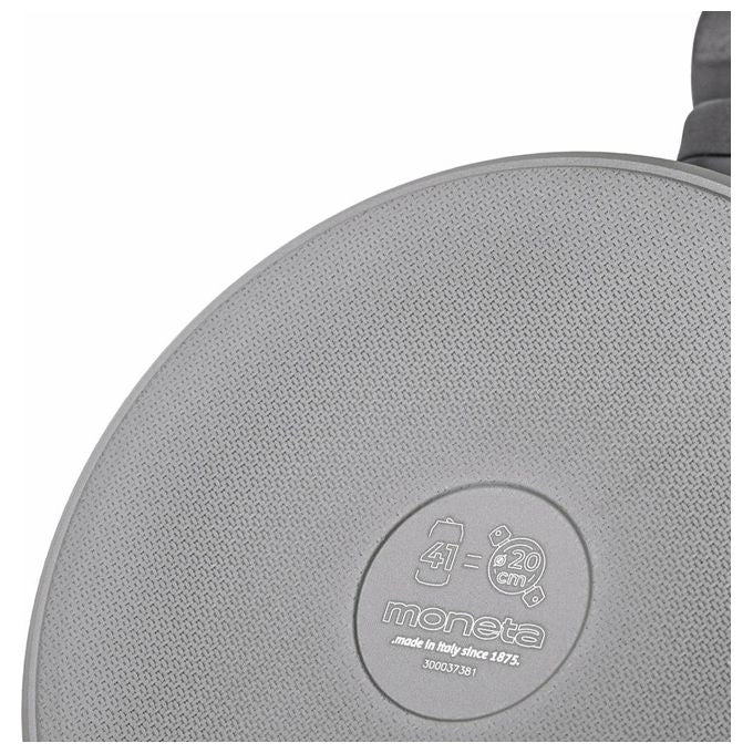 Moneta 0000990224 Melodia Tegame 2 Manici antiaderente Finegres privo PFAS induzione 24 cm colore Grigio