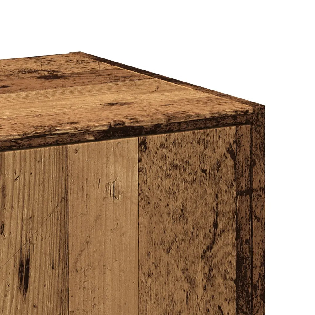 Armadietto da Farmacia Legno Vecchio 40x41x144,5 cm Truciolato