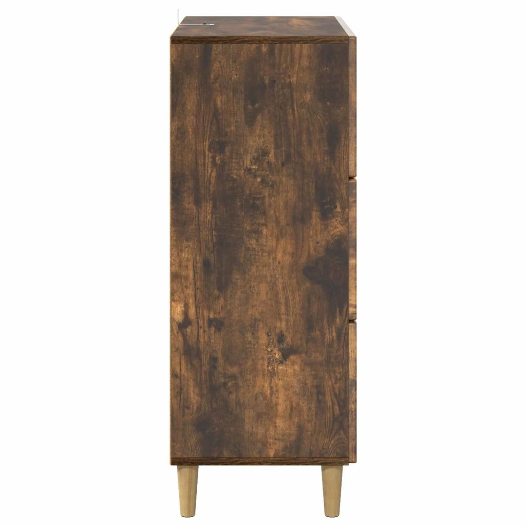 Mobile con Cassetti Rovere Fumo 66 x 34,5 x 90 cm 894610