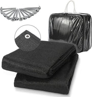 Tenda per Tappeto – Per ombrello, caravan e camper, confortevole & facile da mantenere 250x600CM Nero