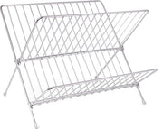 Afdriehouder a X perpendicolare 2 strati - Contenitore per piatti e contenitore per cucina a muro - Design spaziale - Adatto all'uso domestico