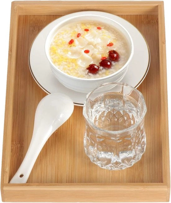 Tavolo da Cucina in Legno Tavolo da Pranzo Tavolo da Colazione Tavolo per Servire Cibo Tavolo per Mangiare Tavolo di Cottura Tavolo per la Sala da Pranzo, 28 x 18,5 x 2 cm