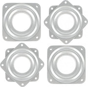 Piattaforma di Rotazione a Sfera - Piattaforma di Rotazione - 4 Pack - Supporto di Rotazione - Piattaforma di Rotazione per Tavoli da Cucina/Supporti per Piatto/Supporti per Tavolo in Acciaio Inox - 72mm