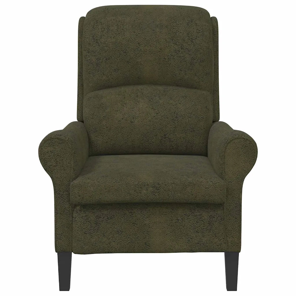 Divano Sedia-Poltrona Verde militare Pelle Sintetica