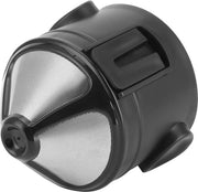 Filtro per caffè in acciaio inossidabile a forma conica - riutilizzabile - da posizionare sopra la macchina del caffè - acciaio inossidabile.