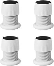 Verstelbili Elevatori per Mobili 4 pezzi - Antiscivolo - Elevatori per Mobili - Capacità di Carico 100 kg - Altezza 4,1 cm