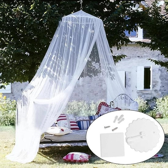 Gordine a rete per letto a doppia campana per ragazze - tenda a rete per bambina - decorazione per camera da letto King Queen Size