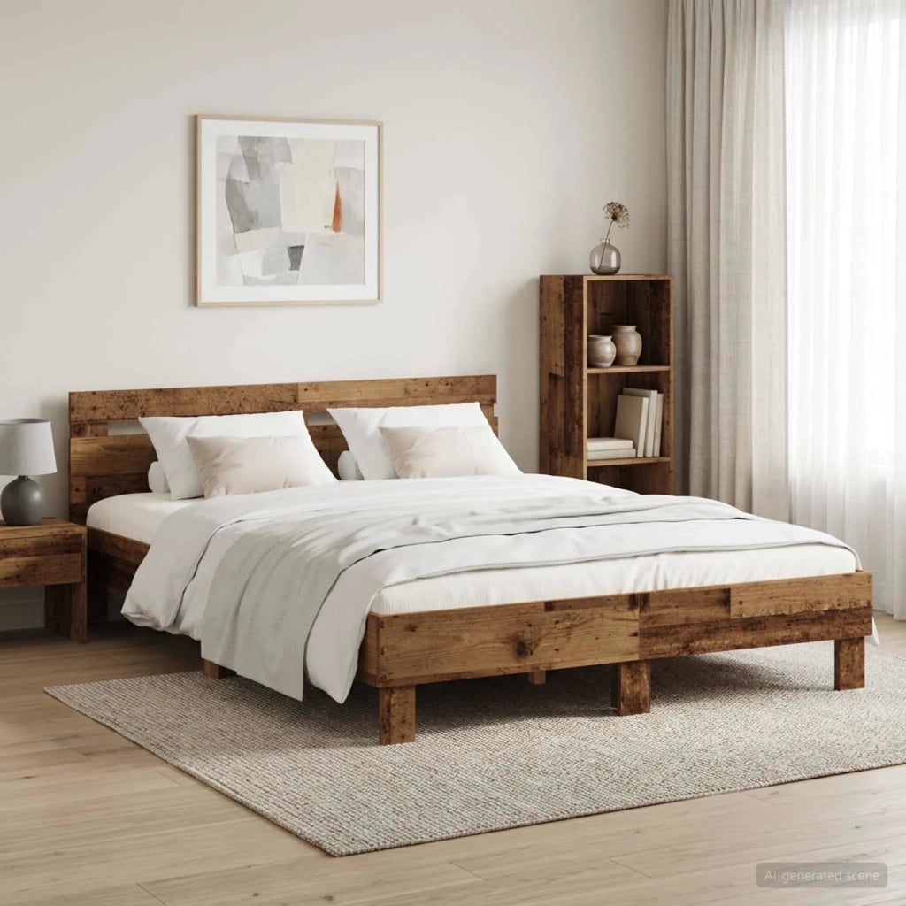 Struttura del letto Legno antico 120 x 190 cm 3446597