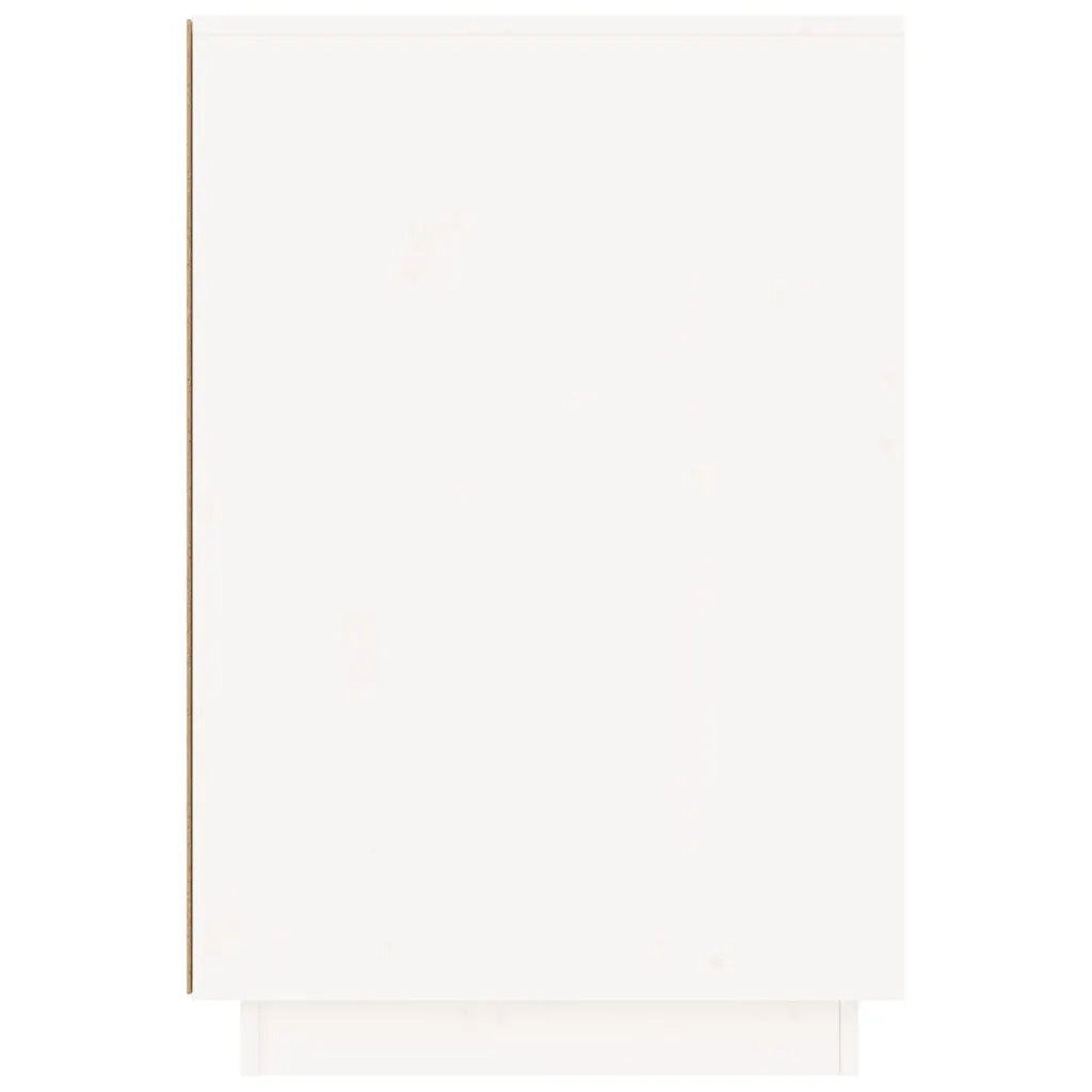 Scrivania Bianca 140x50x75 cm in Legno Massello di Pino cod mxl 67321