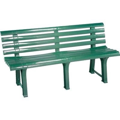PANCHINA ORCHIDEA PROGARDEN  PP VERDE CM 145X49 H.CM 74
