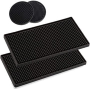 Droogmat, 2 pezzi barmat 30 * 15cm mat di silicone per bar, KTV, ristoranti, club, cucine