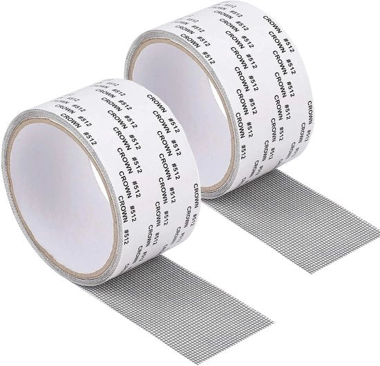Kit di Riparazione per Reticoli di Finestra e Porta, 2 PCS Hersteltape, Ideale per Insetti