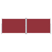 Tenda da Sole | Tenda parasole Laterale Retrattile Rossa 200x600 cm