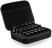 Cassa di conservazione per oli essenziali, 30 fori, 5 ml 10 ml 15 ml flaconi, waterdichte, EVA, nero, semplice