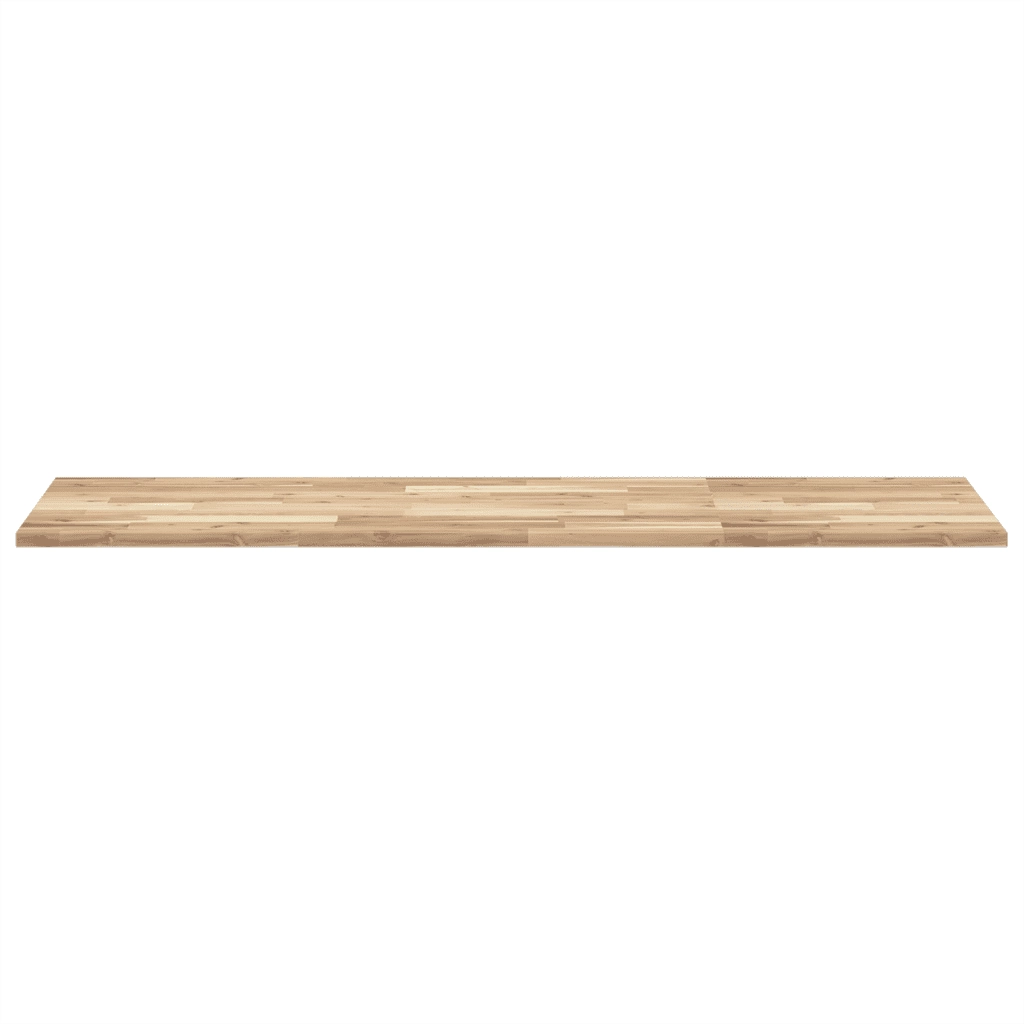 vidaXL Piano da Bagno Non Trattato 140x50x2cm Legno Massello di Acacia