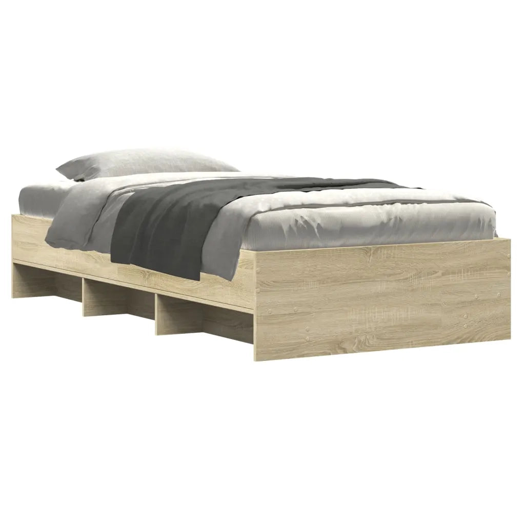 Giroletto senza Materasso Rovere Sonoma 90x190 cm in Truciolato 3295704