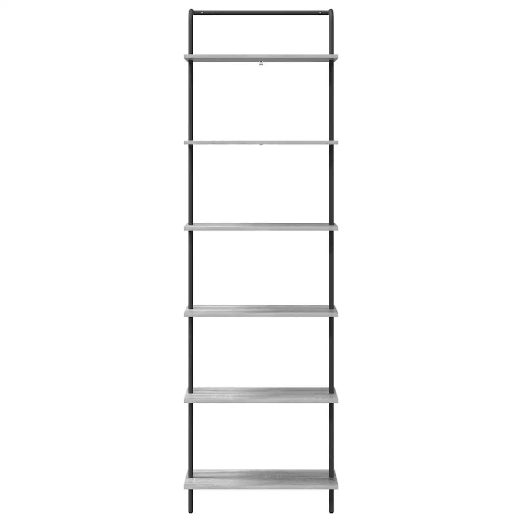 Libreria Grigio Sonoma 60 x 24 x 203 cm Legno multistrato 879974