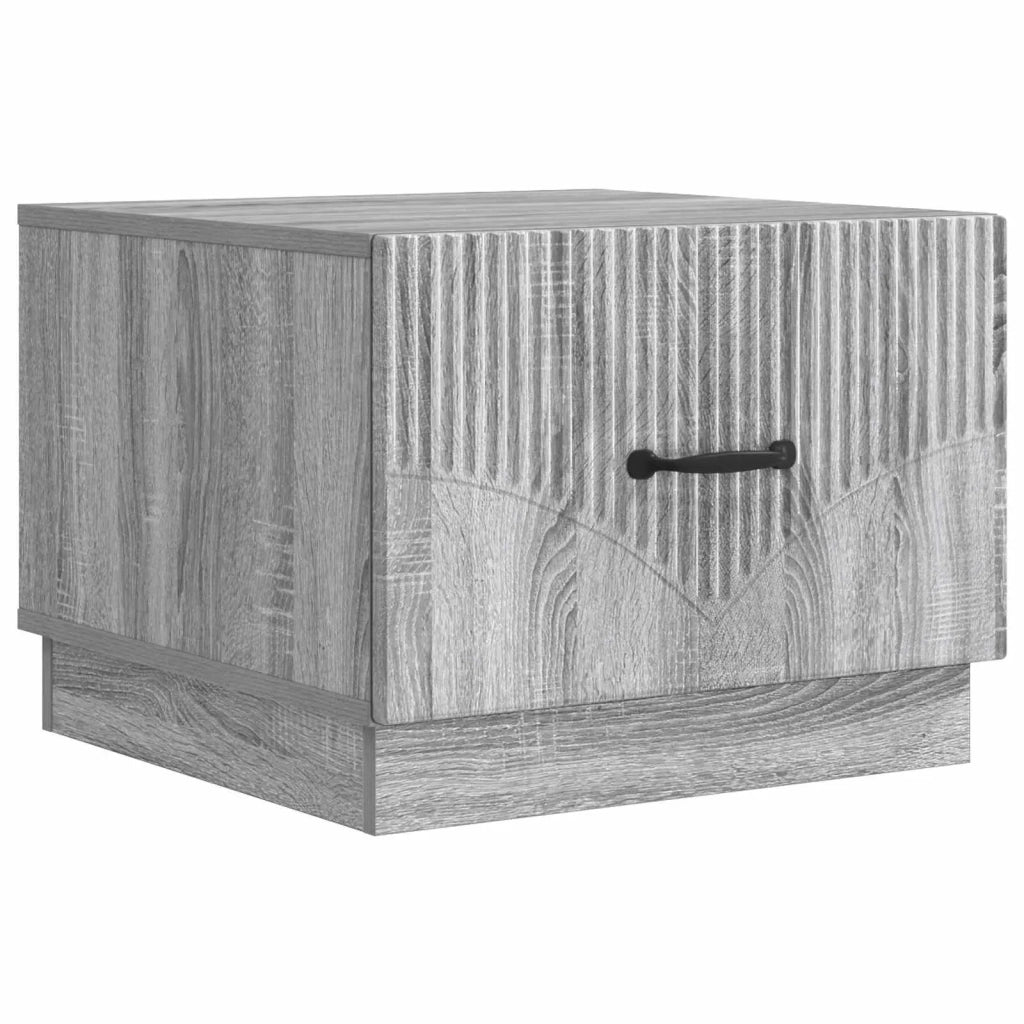 Tavolino da salotto con cassetto Grigio Sonoma 49 x 50 x 37 cm