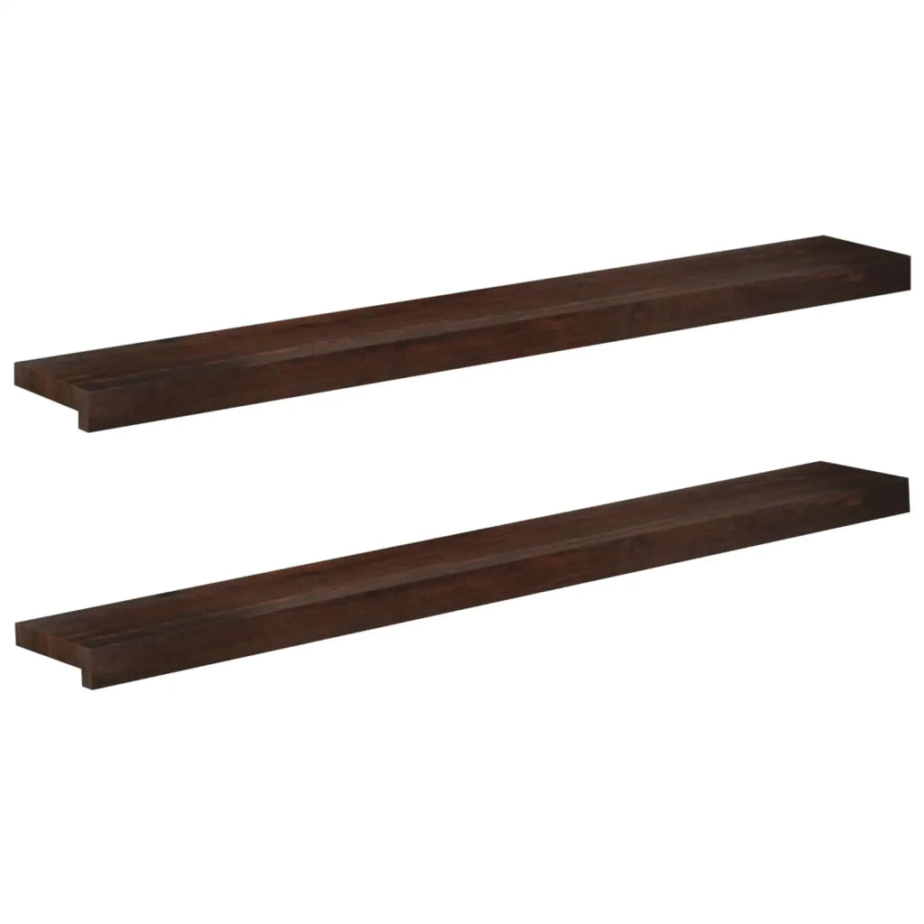 Soglie per finestre 2 pz Marrone Scuro 110 x 15 x 2 cm 42048291
