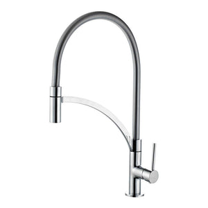 Miscelatore serie orlando per lavello cucina a bocca alta con doccetta estraibile monogetto