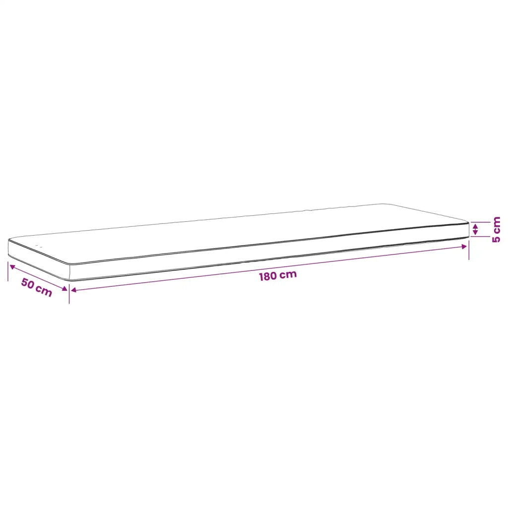 Cuscini per Panchina a 2 Pezzi VUGHT 2 pz 100% Poliestere Nero 952185