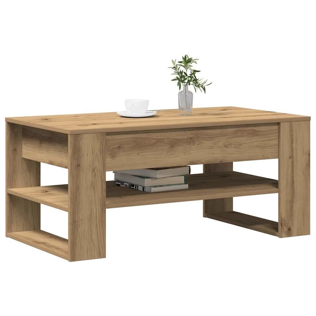 Tavolino da salotto | Tavolino da caff¨¨ | Tavolino da Soggiorno Rovere artigianale 102 x 55 x 45 cm