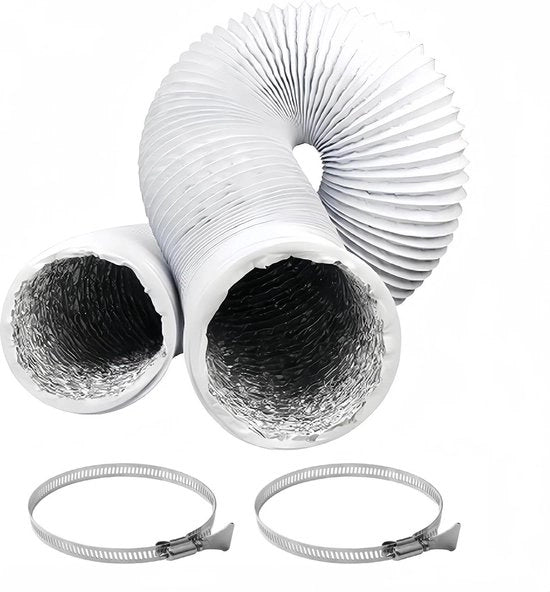 Slang di scarico per climatizzatore diametro 100 mm lunghezza 3 m in alluminio ventilatissima facile da installare