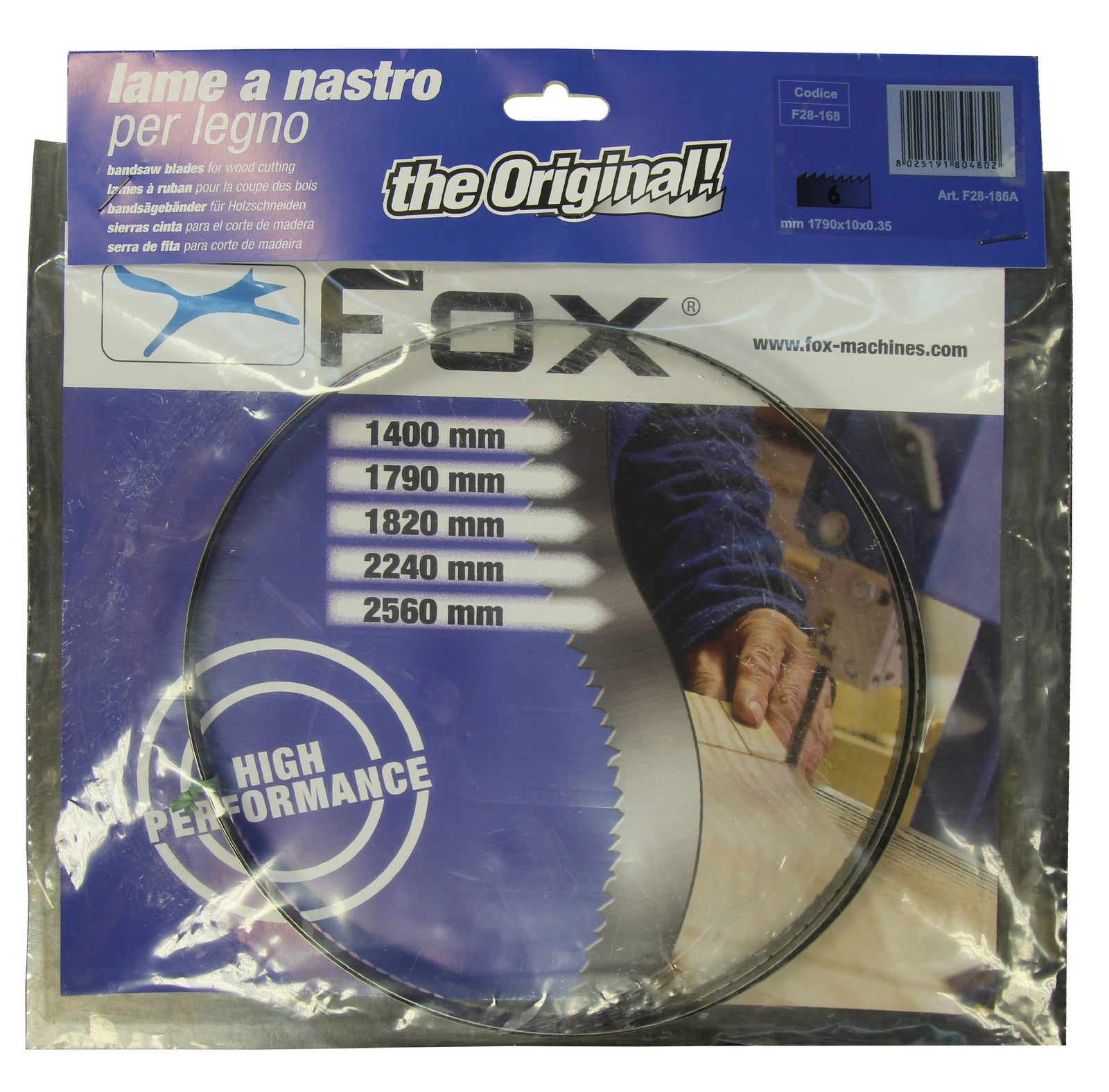 nastro ricambio per fox f28-186a cod:ferx.93125