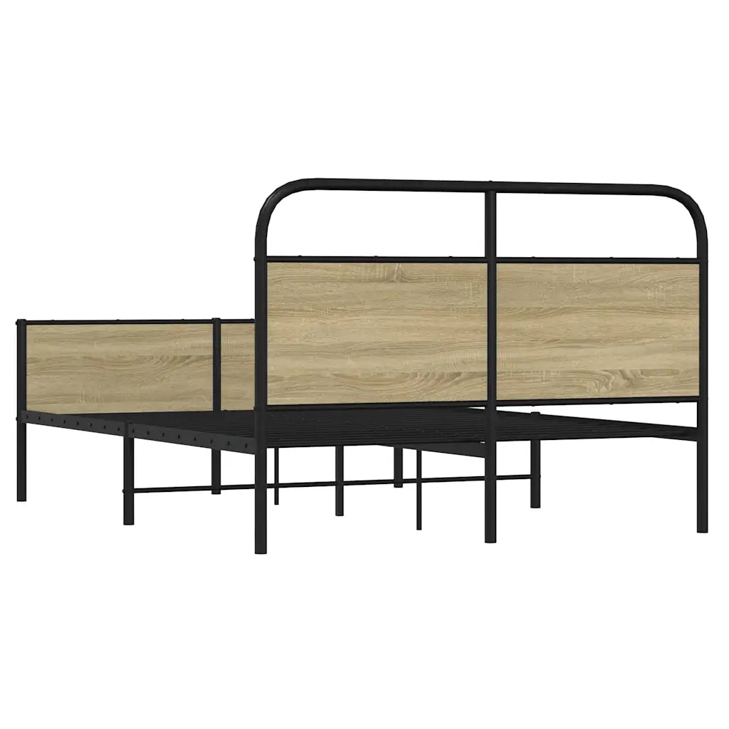 Giroletto senza Materasso Rovere Sonoma 140x190cm in Truciolato 4100446