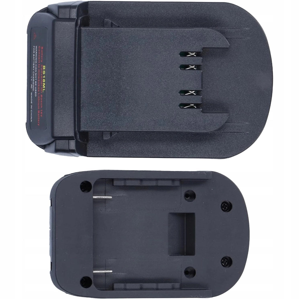 Adattatore Batteria 18V Bosch a Milwaukee BS18ML – Compatibile con Utensili Milwaukee 18V | Uscita USB 5V 2.1A