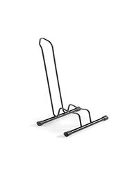 Andrys Porta Bici Piedistallo 1 Posto Smontabile Ruote 6cm Nero Semilucido