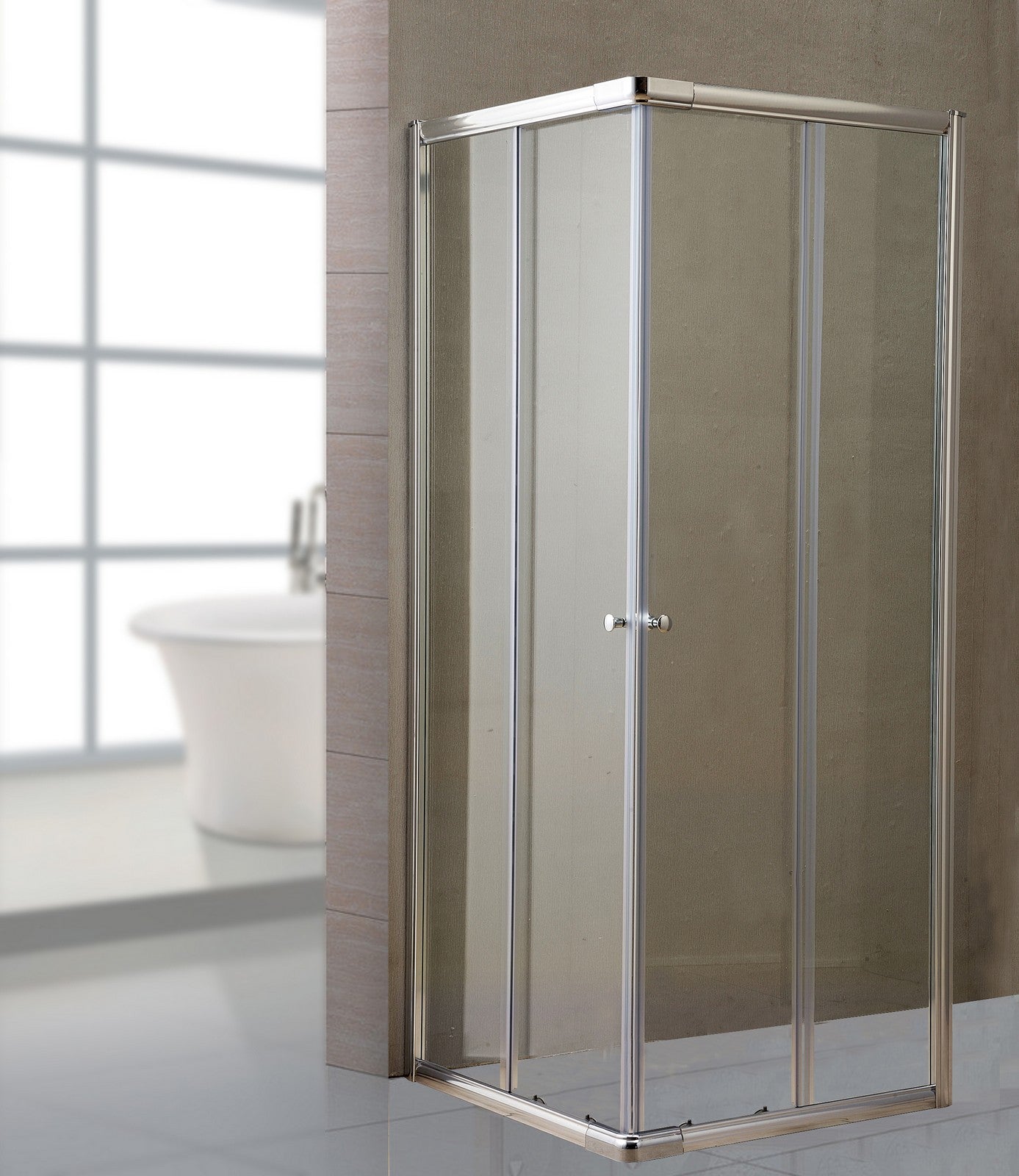 parete fissa cristallo trasparente 6 mm 74/80 cm lusso cod:ferx.93135