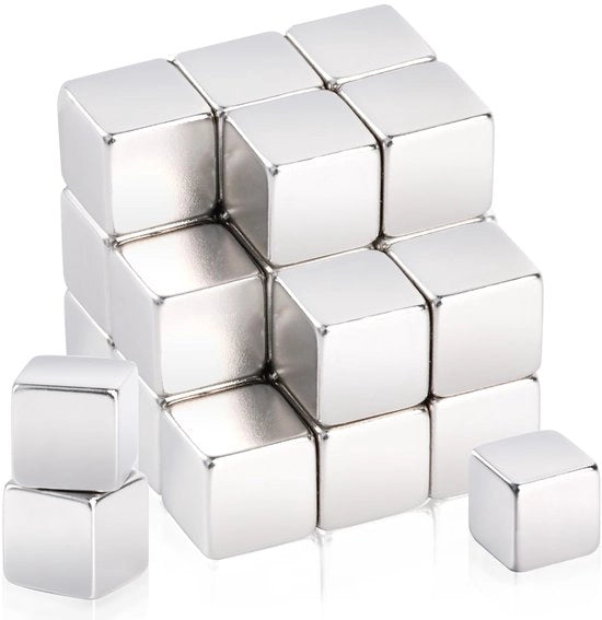 25 pezzi di forti magneti, magneti 10x10x10mm per lavagne magnetiche, piccoli magneti, minimagneti, magneti neodymium, magneti per frigorifero, magneti per lavagna bianca per uso domestico e ufficio
