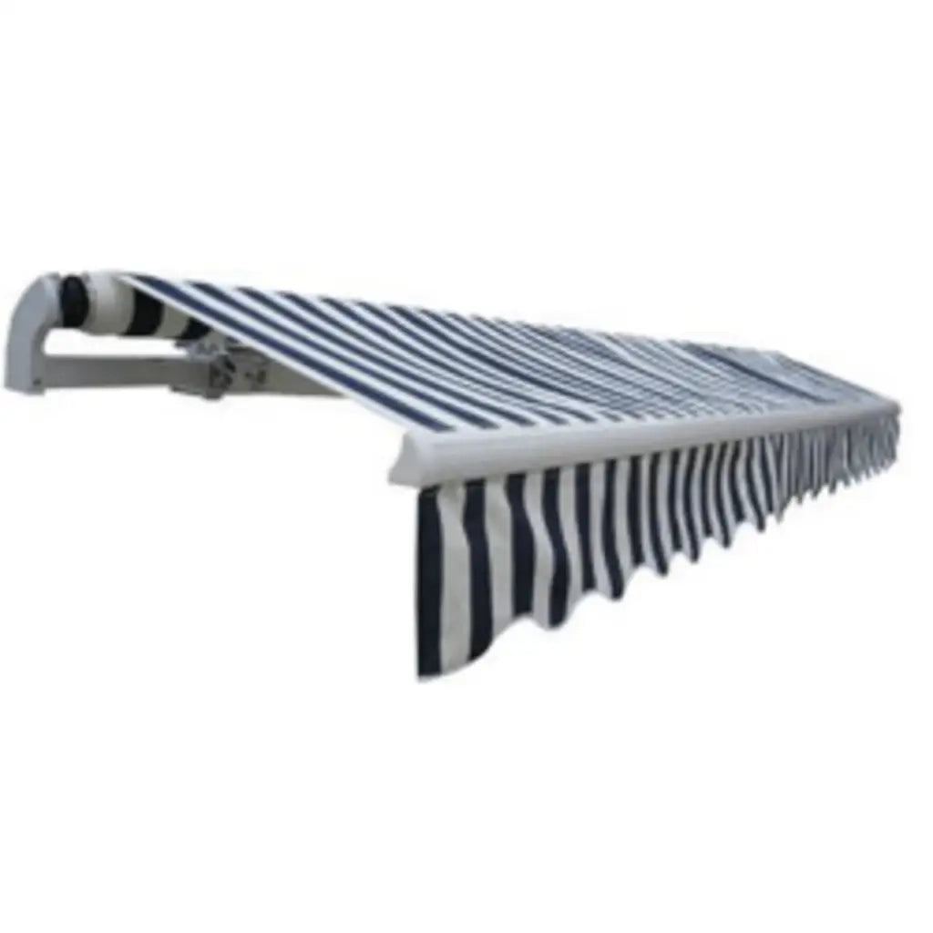 Tenda da Sole Pieghevole Motorizzata 600 cm Blu/Bianca 276276