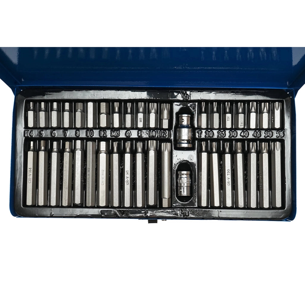 Set di chiavi a brugola, bit Torx, esagonali e spline, 41 pezzi, Breckner Germany.,