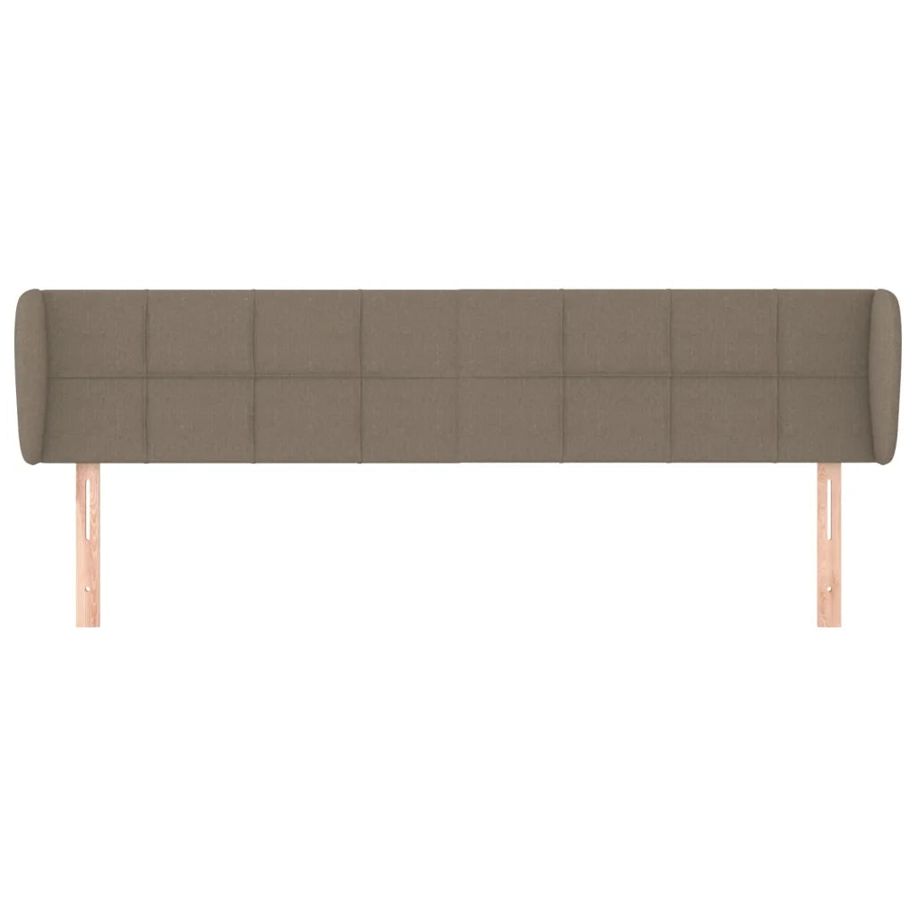 Testiera ad Orecchio Tortora 203x23x78/88 cm in Tessuto 3117170