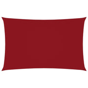 Vela ombreggiante/ombrellone rettangolare in tessuto Oxford 2 x 4,5 m rosso 02_0009625