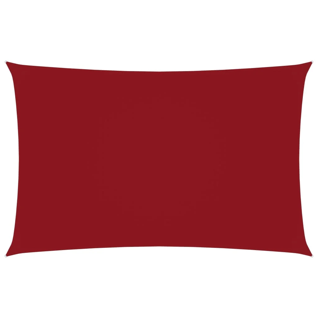 Vela ombreggiante/ombrellone rettangolare in tessuto Oxford 2 x 4,5 m rosso 02_0009625