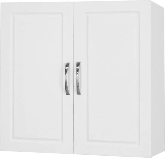 Cassa da bagno appesa - Medicinale - Bianca - Pratica - MDF - 60 x 60 x 30 cm