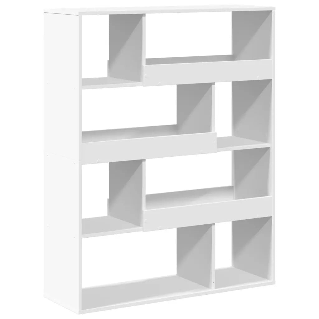 Libreria-Scaffale per Libri-Mobile di Stoccaggio Bianca 100x33x125,5 cm in Truciolato 103160