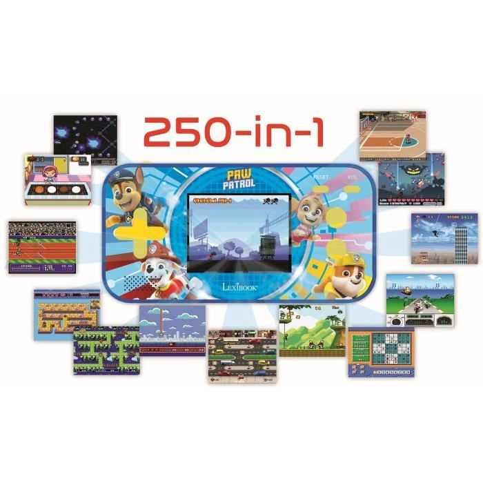 PAT 'PATROUILLE LEXIBOOK Console di gioco portatile per bambini Cyber Arcade compatta - 150 giochi