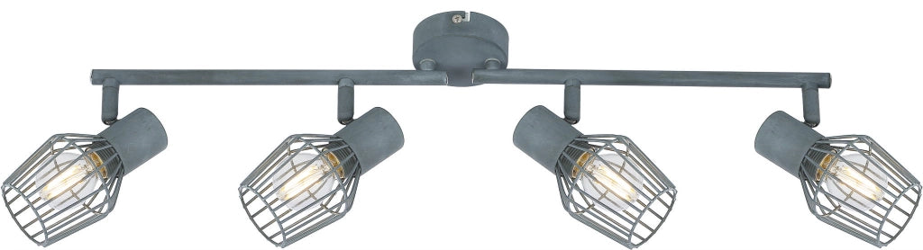 Plafoniera Candellux Viking 94-68033 grigia 4xE14 metallo