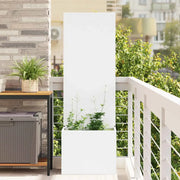 Schermo per privacy in giardino Traforo Bianco 50 x 32 x 150 cm 876442